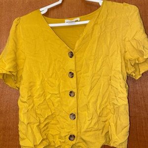 Mustard button up top